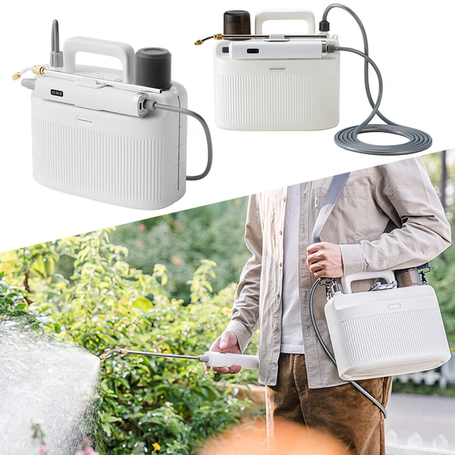 5L Elektromos Permetező Kert Öntöző Permetezőgép Újratölthető Mezőgazdasági Szerszám Nagynyomású Porlasztó Fúvóka Vízpermetező