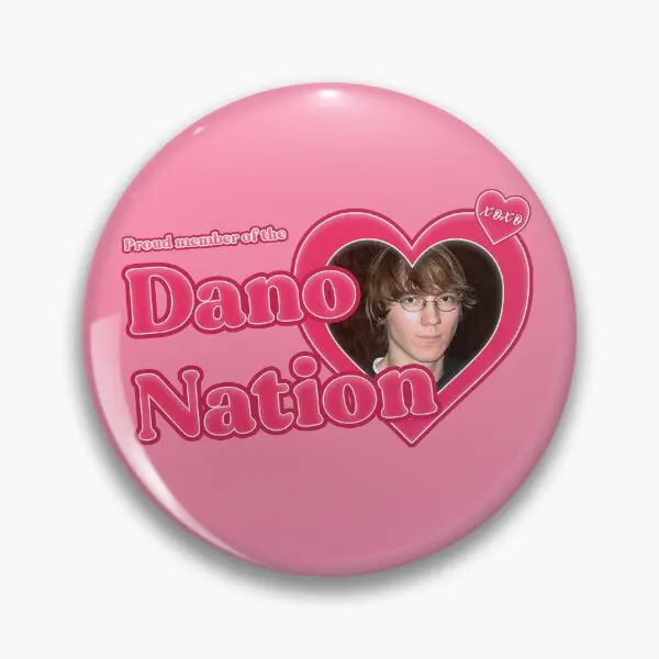 

Proud Member Of The Dano Nation Soft Button Pin Women Lover Cute Decor Lapel Pin Hat Brooch Collar Metal Cartoon Badge Clothes