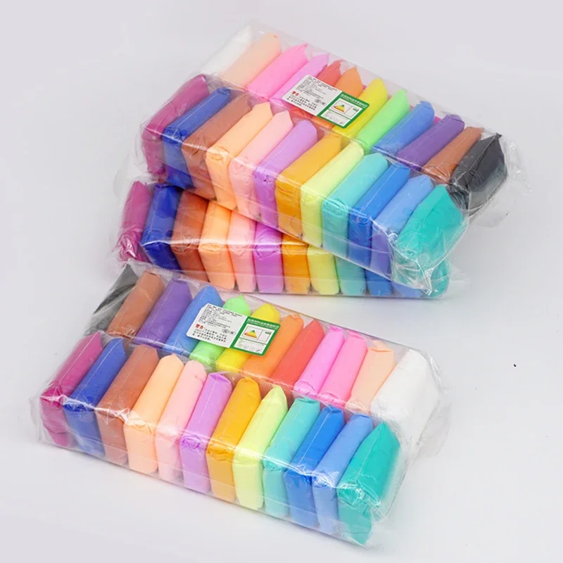 

36/24/12 Colors Air Dry Clay Children Ultralight Clay With Sculpting Tools for Preschool Education DIY Crafts Toy Gift for Kids