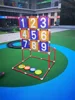 Flying Disc Target Shelf Adult Children Outdoor Sports Game Pvc Number Plate Assembly Frame Parent-child Sports Throwing Game 2