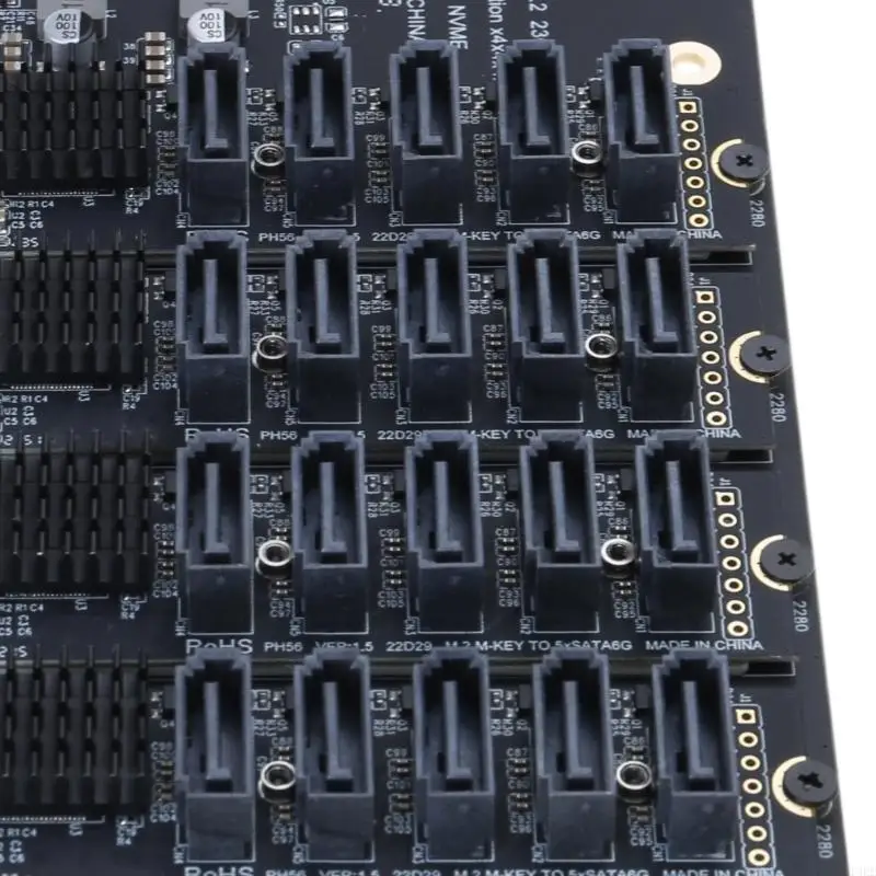 T3EE for M.2 PCIe X16 Expansion Card Supports NVMe for M.2 (2230-2280) 4 x 32Gbps AM4 Socket and Intel VROC NVMe