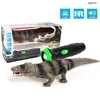 New Lighting Infrared RC Crocodile Simulative Remote Control Animal ElectricToy with Sound Funny Terrifying Christmas Kids Gift 1