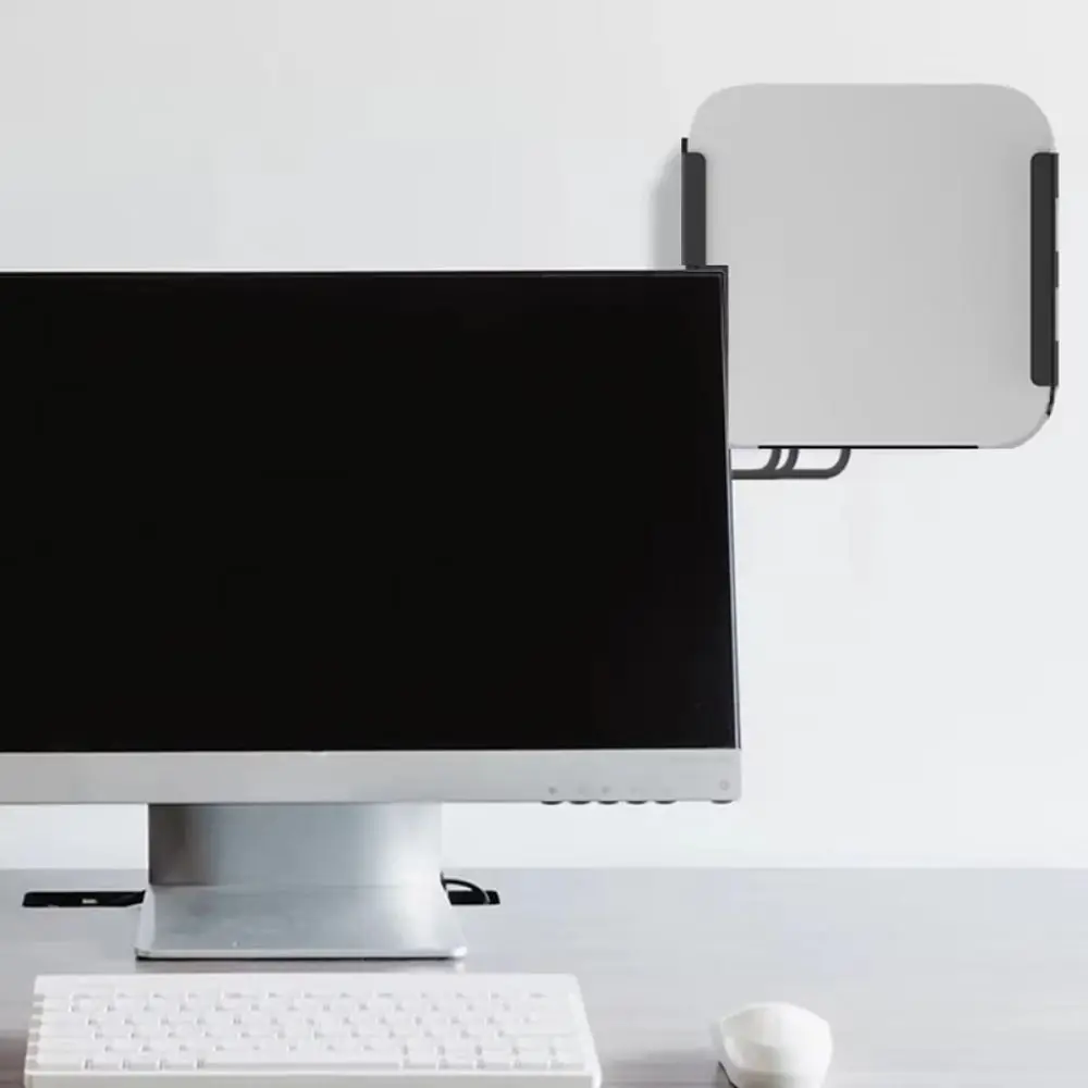 하단 장착형 데스크탑 스탠드, 냉각 기능, 책상 아래 벽걸이형 브래킷 스탠드, Mac Studio, Mac mini M4 / M4 Pro용 행잉 디자인