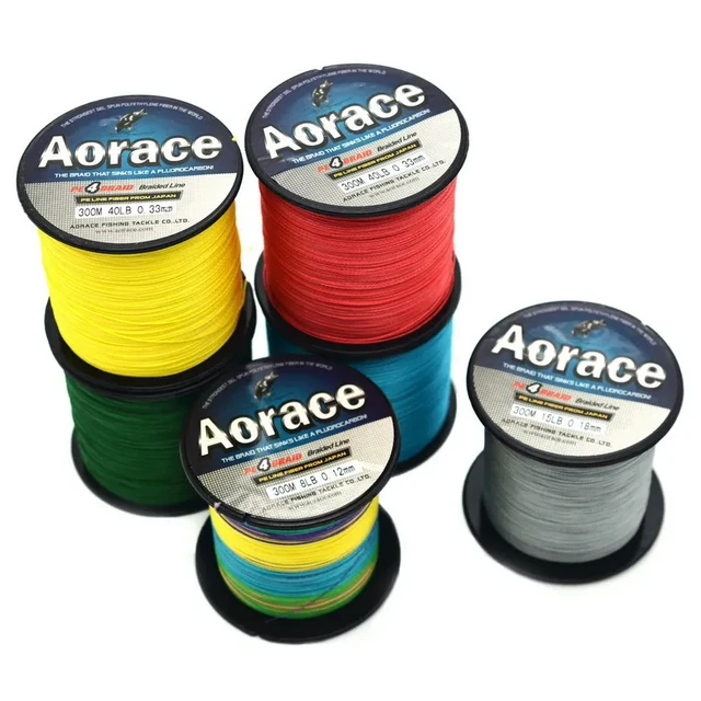 300M PE Braided Fishing Line 4 Strand 8LB 10LB 20LB 30LB 40LB 50LB