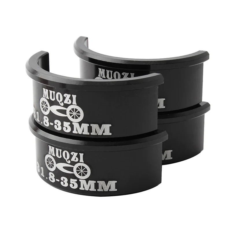 CNC Road Mountain MTB Bike Bar Diameter Reduction Sleeve Shim Aluminum Alloy Bicycle Handlebar Adaptor 25.4/31.8/35mm bicycle accessories bike handlebar adapter