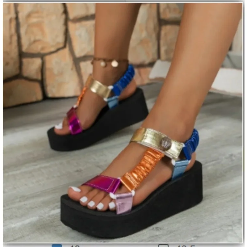 Summer Flat Women's Shoes Hemp Rope Set Foot Beach Sandals Outdoor All-match Casual Slippers Large Size Women Sandals women sandals women flats comfortable sandals
