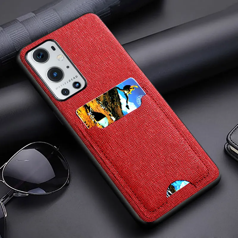 Luxury PU Leather Case with Card Slot and Bag Holder