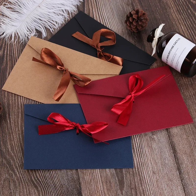 Vintage Western Envelopes Paper Envelope for Letters Wedding Party Christmas Invitation Cards Cover 5pcs/set