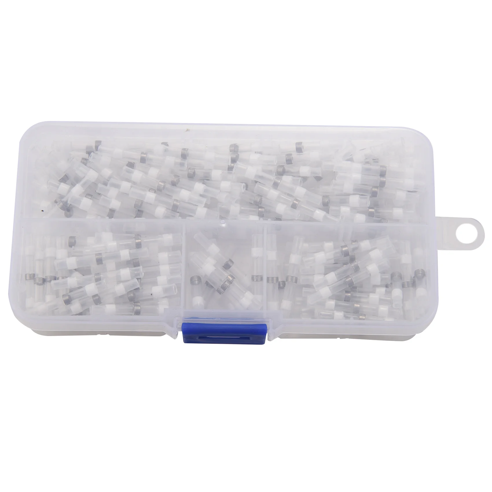 

200PCS 26-24 AWG White Solder Seal Wire Connectors , Heat Shrink Butt Connectors, Waterproof and Insulated Wire