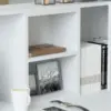 Modern Reception Desk Front Counter, Large Storage Shelves and Drawers, Retail Counter for Room, Reception Desks 5