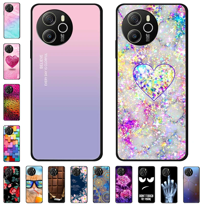 Animal Painted Soft TPU Silicone Back Cover - Fashionable Phone Case