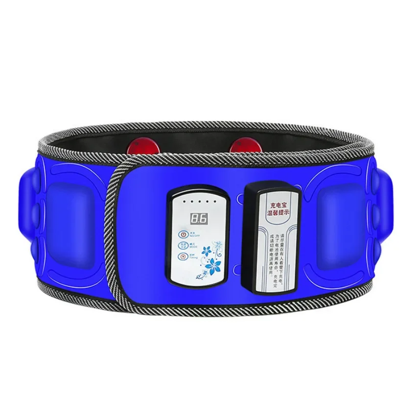 Slimming Belt Massage Electric Vibrating 8 Motors X8 X7 Waist Exercise Leg Belly Fat Burning Abdomen Massager For Body Building For Muscle Stimulator Abdominal Muscle Stimulator