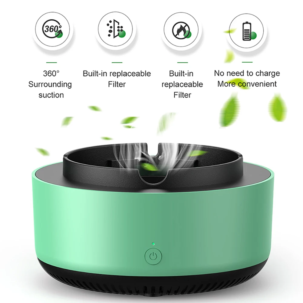 Smart Ashtray Air Purifier Home Office Aromatherapy Removes Second-Hand  Formaldehyde on OnBuy