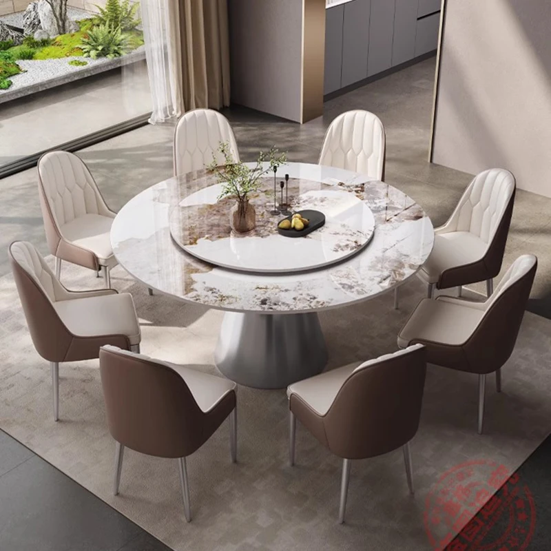 

Console Conference Dining Table Set Kitchen Living Room Round Coffee Dining Room Sets Service Luxury Table Basse Furniture HY