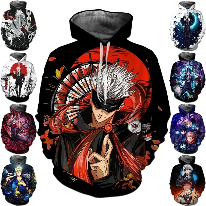 

Jujutsu Kaisen 3D Printed Hoodie Men/women Fashion Unisex Harajuku Streetwear Anime Hoodies Sweatshirts Casual Hip Hop Pullover
