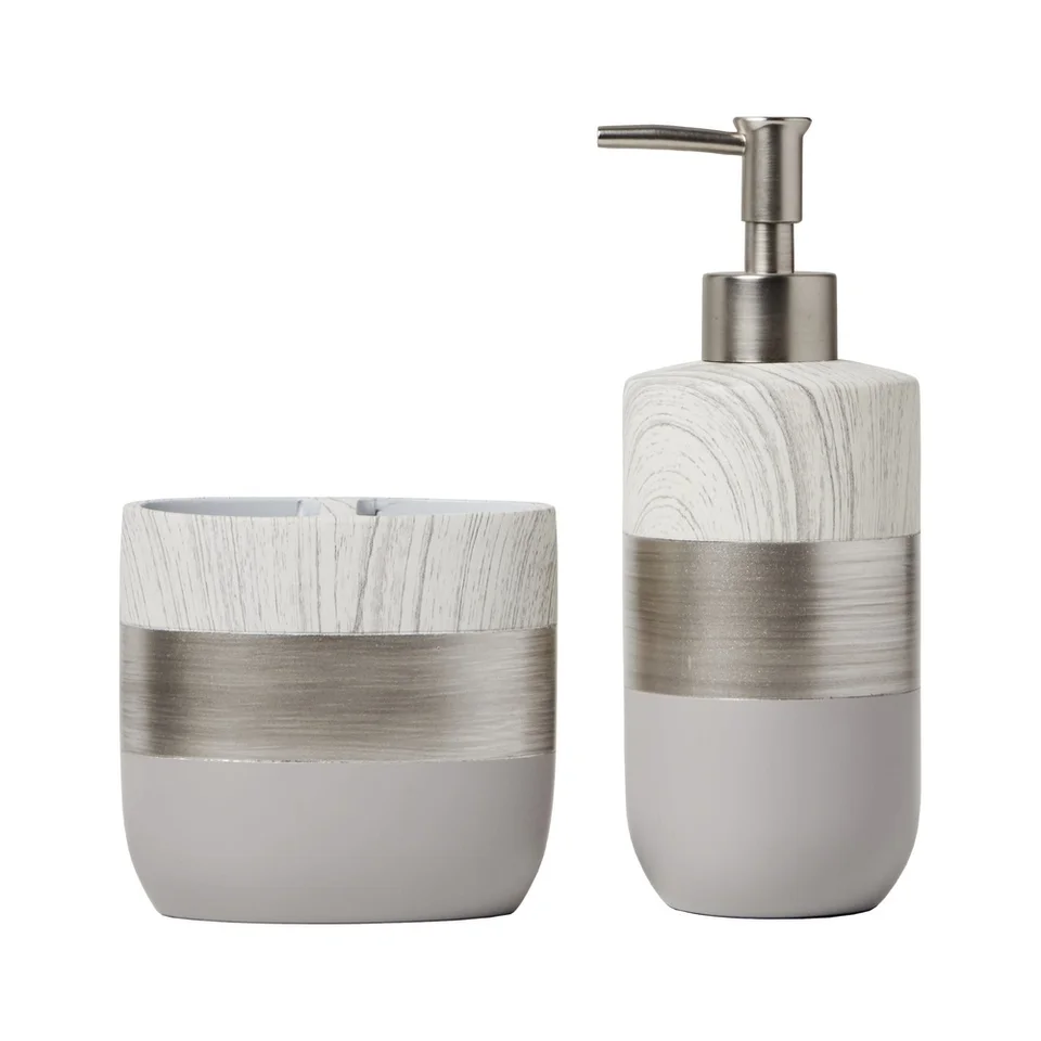 Stylish Brushed Nickel Lotion Soap Dispenser
