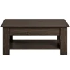 Renwick Modern 38.6" Wood Lift Top Coffee Table with Shelf for Livingroom, Espresso 1