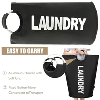 82L Dirty Clothes Basket Large Capacity Foldable Laundry Basket Clothes Storage Basket Multifunction for Laundry Room Dorm 2