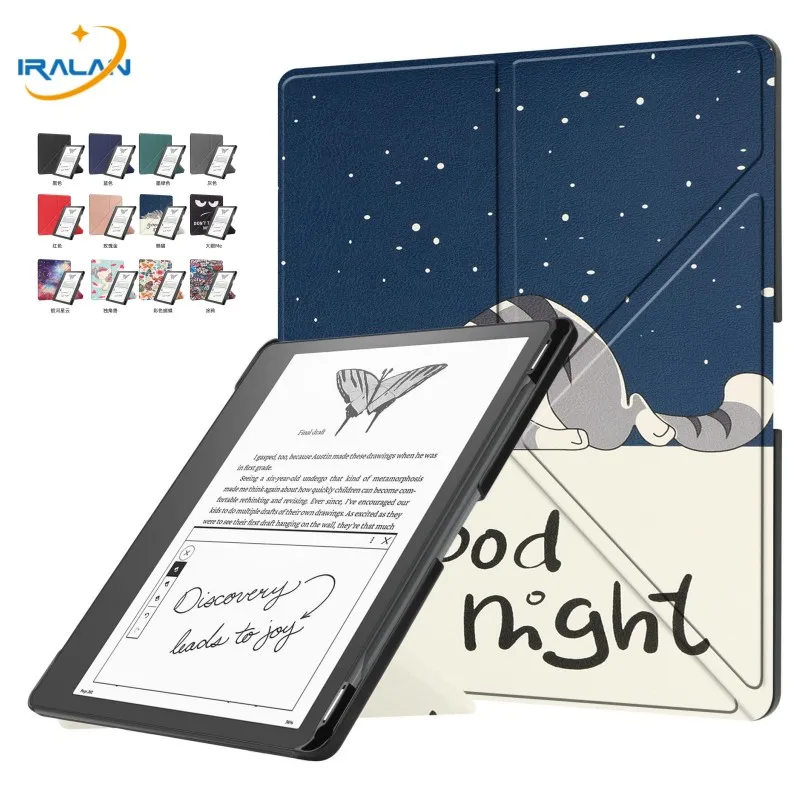 Per Kindle Scribe 2022 Custodia 10.2 Pollici Slim Multi-Folding Stand Soft Tpu Back Per Kindle Scribe Cover 2022 Con Auto Sleep/Wake