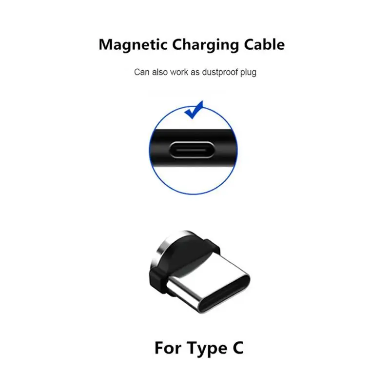 Charging cable adapter magnetic cable adapter 15pcs Magnetic Tips Charging Cable Adapter Replacement Parts For Mobile Phone Durable 360 Degree Rotation Converter