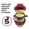 600W Electric Sandwich Maker with Egg Cooker Tool Aluminum Non Stick Breakfast Maker for Cooking Breakfast US/EU Plug 110V/220V 4