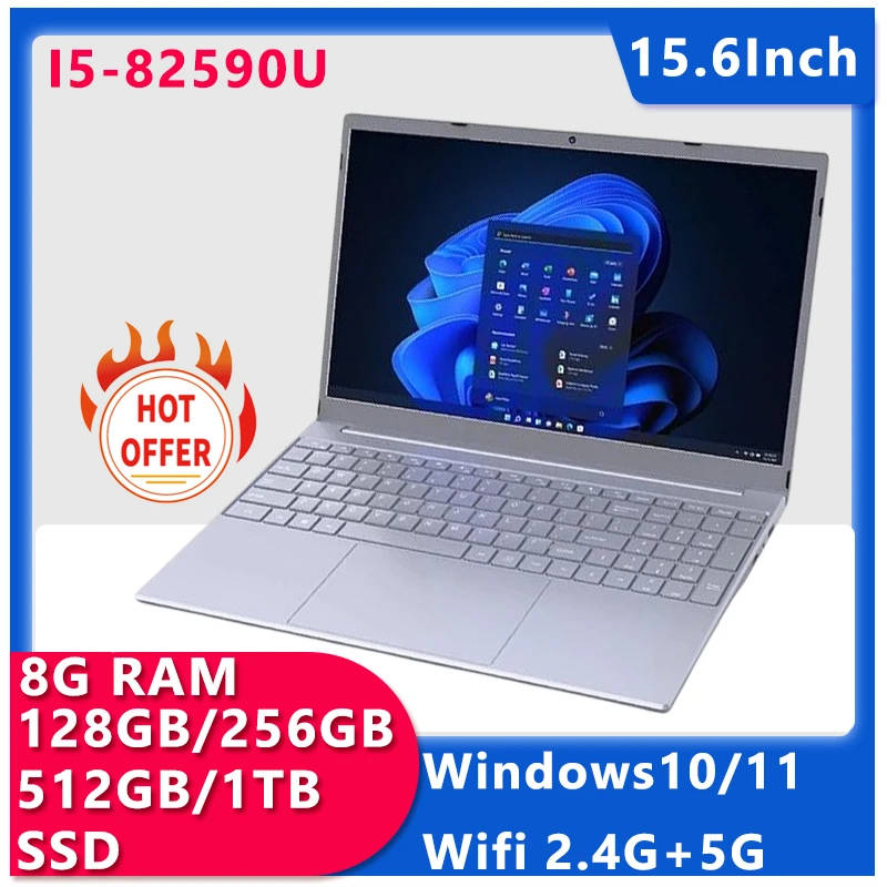 Notebook Windows10 15.6inch Laptop Cheap Portable Intel Laptop D4 16g