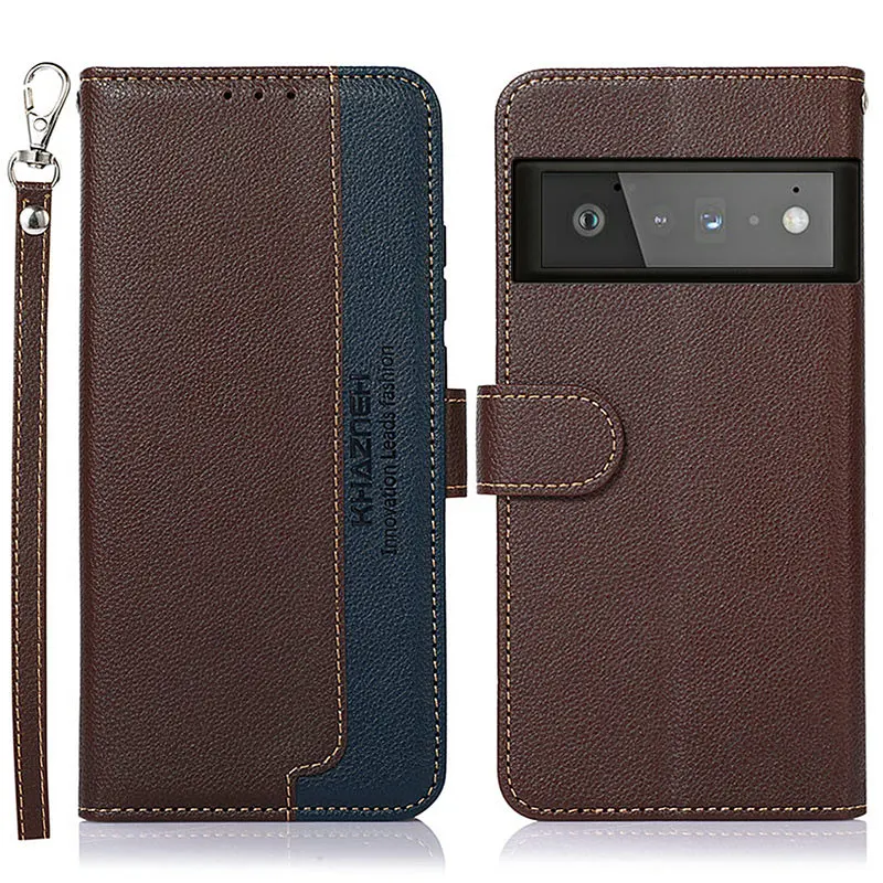 Google Pixel 7 Pro Book Case Cover Pixel 6a Wallet Rfid Google