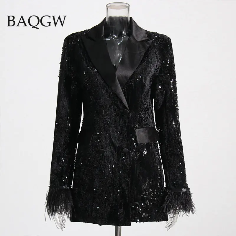 sequins-patchwork-luxury-black-blazer-for-women-notched-collar-long-sleeve-feathers-spliced-elegant-blazers-female-clothing