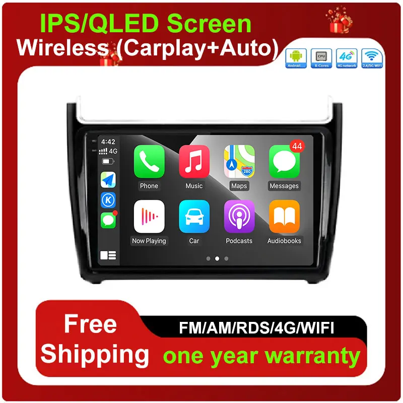 

Android 14 Car Radio For Volkswagen VW Polo 5 Sedan 2008 - 2020 Multimedia Player Navigation GPS Carplay Touch Screen Stereo