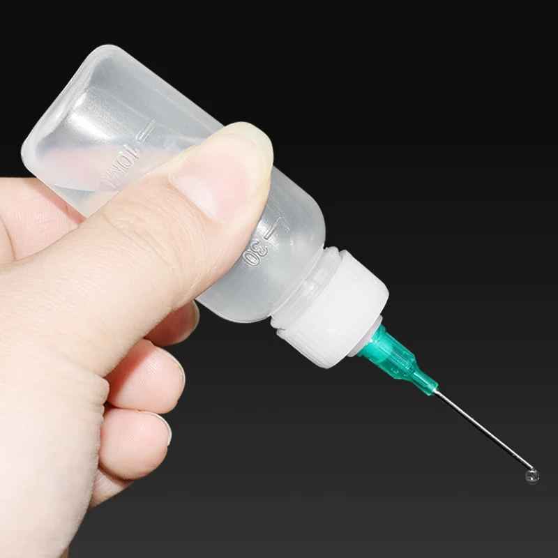 Dispensers Applicator Kit Plastic Squeeze BottlessDropping Tube Nozzle and Blunt Tip Needle etc Works for Liquid Glue and Ink