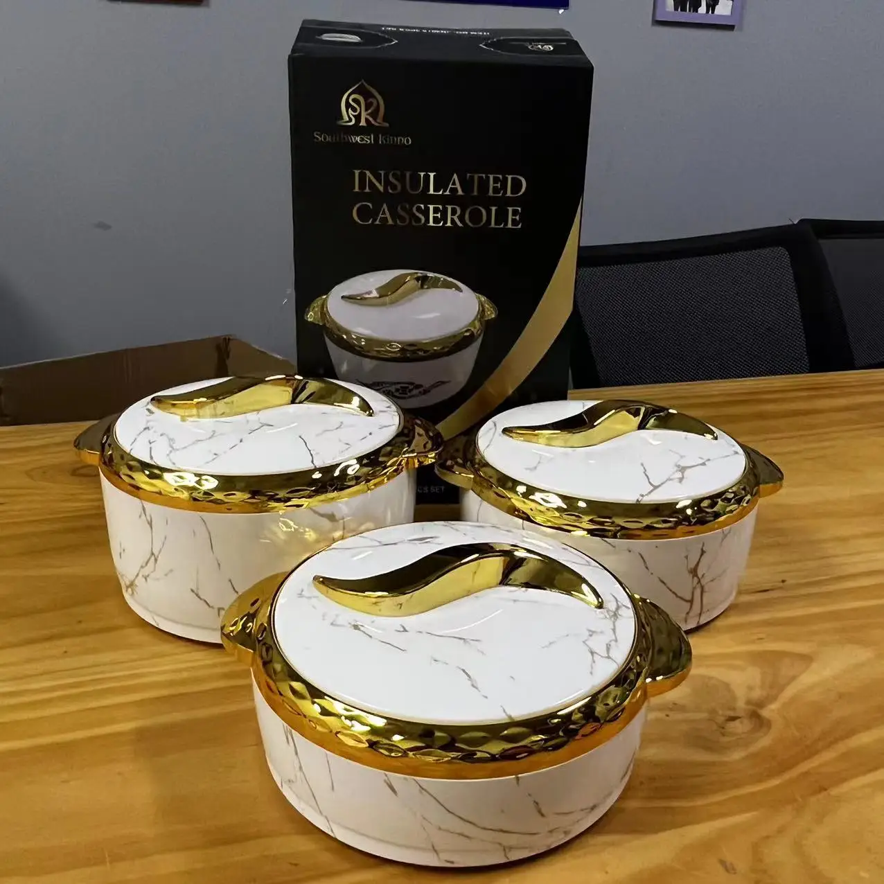 3Pcs/Set 1.5/2/2.5 Liter Food Warmer Thermal Insualtion 5