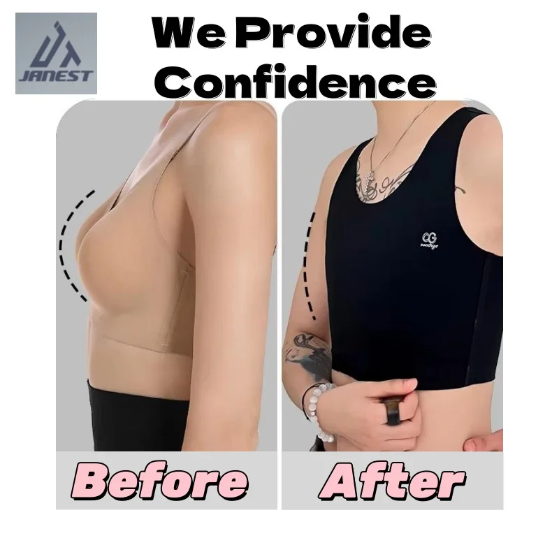 Binder Chest Breathable Chest Binder Tank Soft Slim Fit For