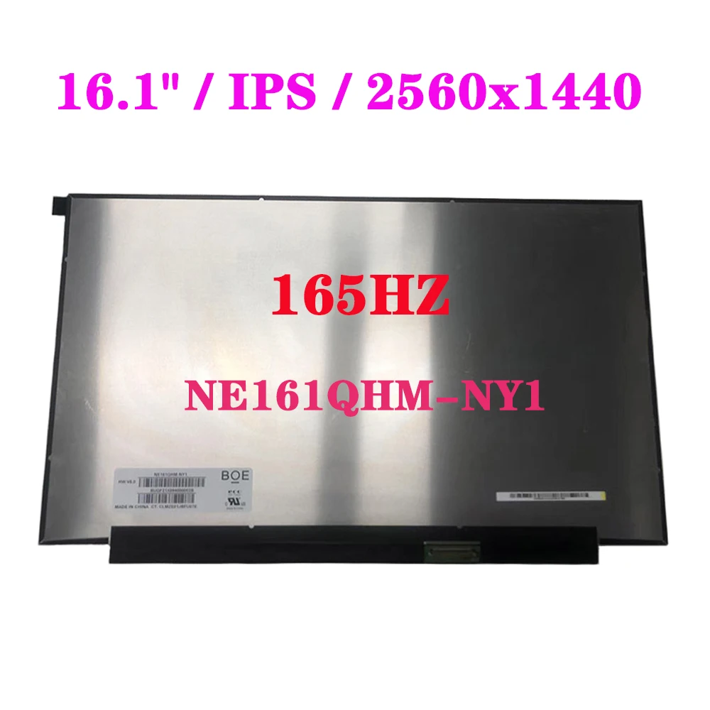 

16.1 Inch NE161QHM-NY1 165HZ QHD 2K Matrix Display Panel IPS 2560x1440 EDP 40Pin Laptop LCD Screen For HP