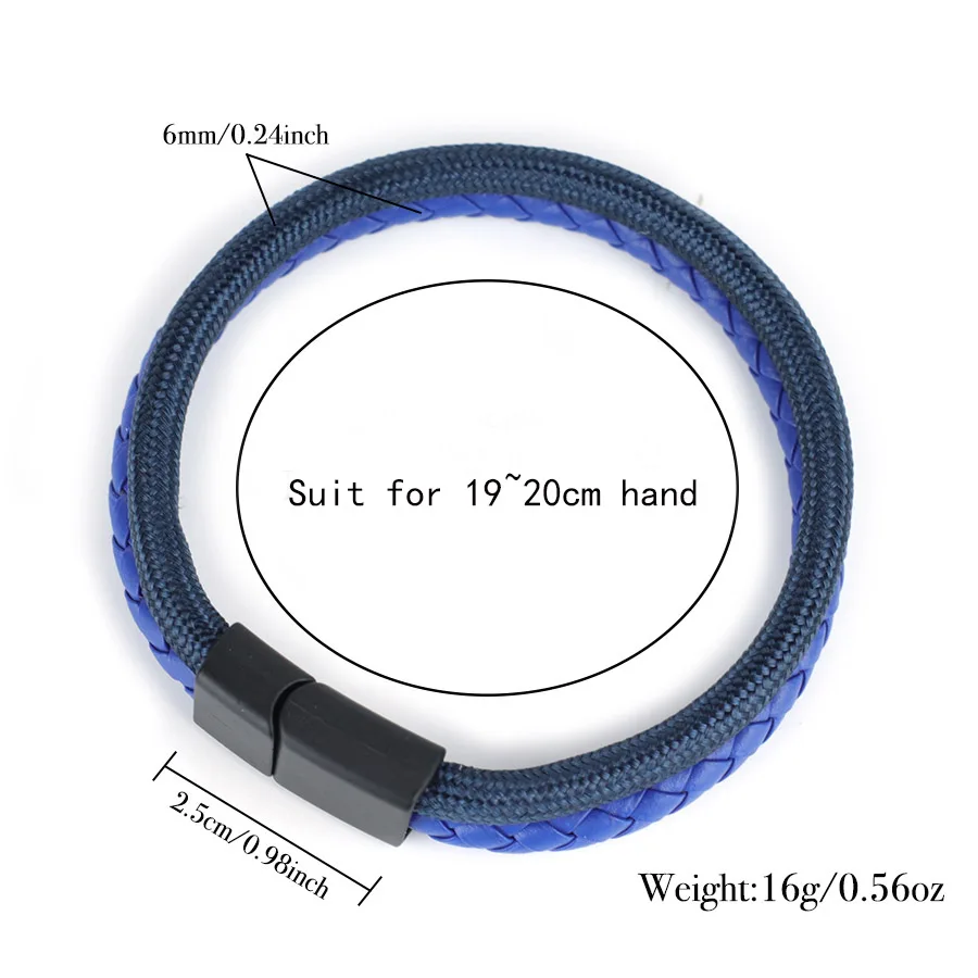 Men Bilayer Wrap Leather Bracelet Accessory