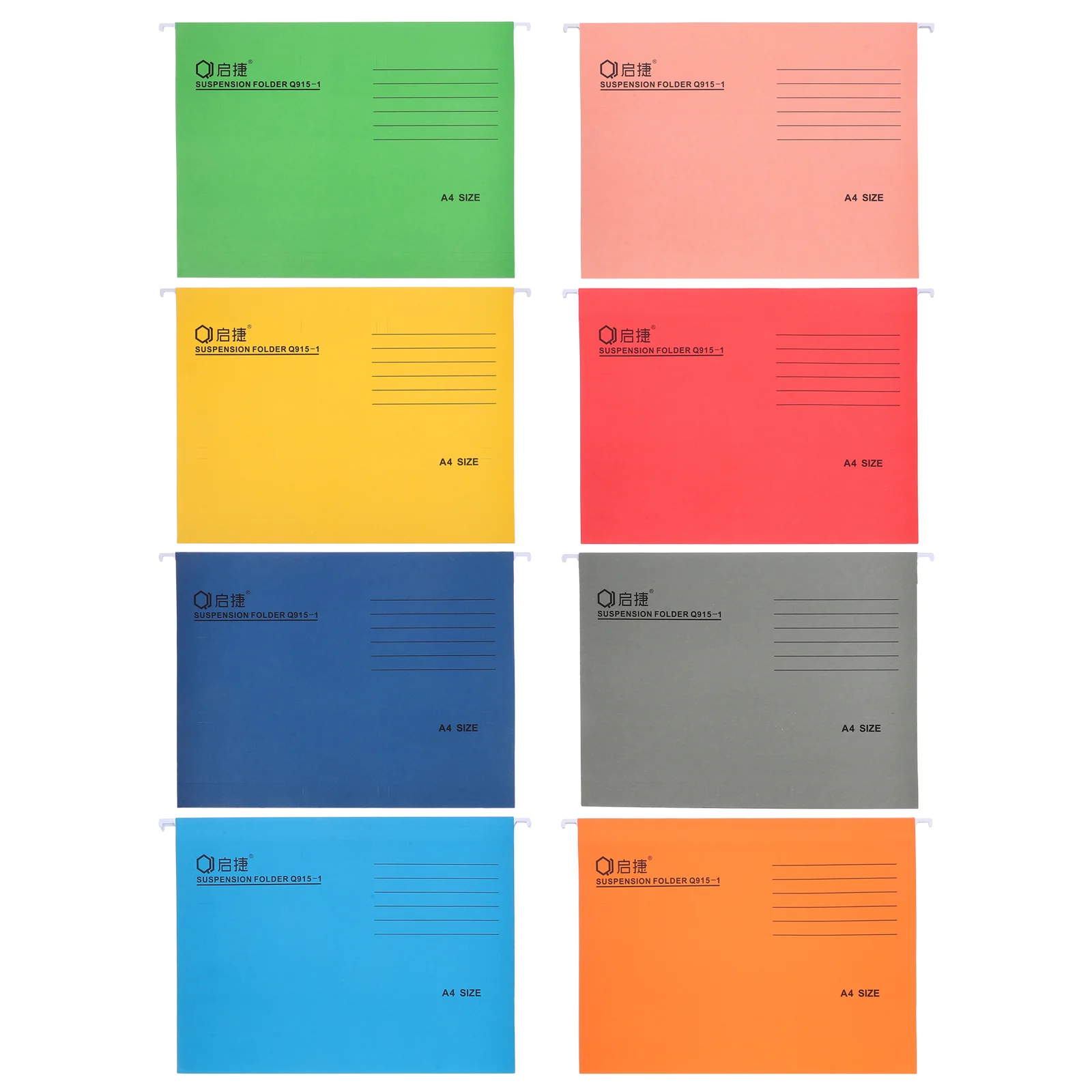 

8Pcs Hanging File Folders A4 File Holders Colored File Holders Office Hanging File Organizers
