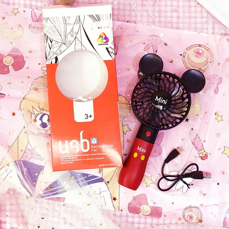 ☆美品☆【Minnie Mouse】卓上ファン Official] Minnie Mouse Handheld