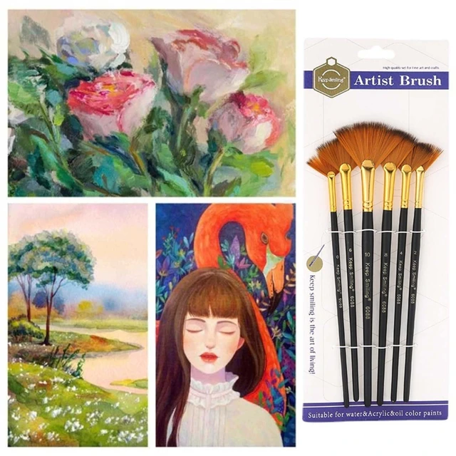Paint Brushes Acrylic Painting | Oil Acrylic Paint Brushes | Paint Brushes  Kit Acrylic - Paint Brushes - Aliexpress