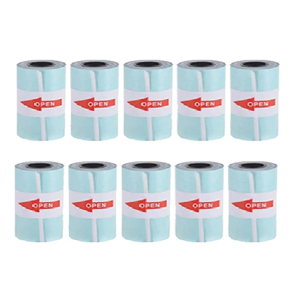 Children Camera Wood Pulp Thermal Paper Instant Camera Refill Paper Instant Camera Paper Photo Printing Paper Photo Paper 10 Rolls