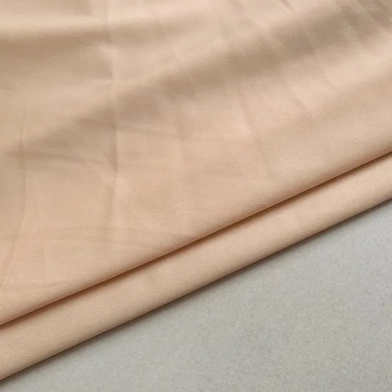 Skin Color Four-sided Stretch Semi-gloss Polyester Spandex cloth Soft and Smooth Dance Figure Slip Base High Elastic Fabrics