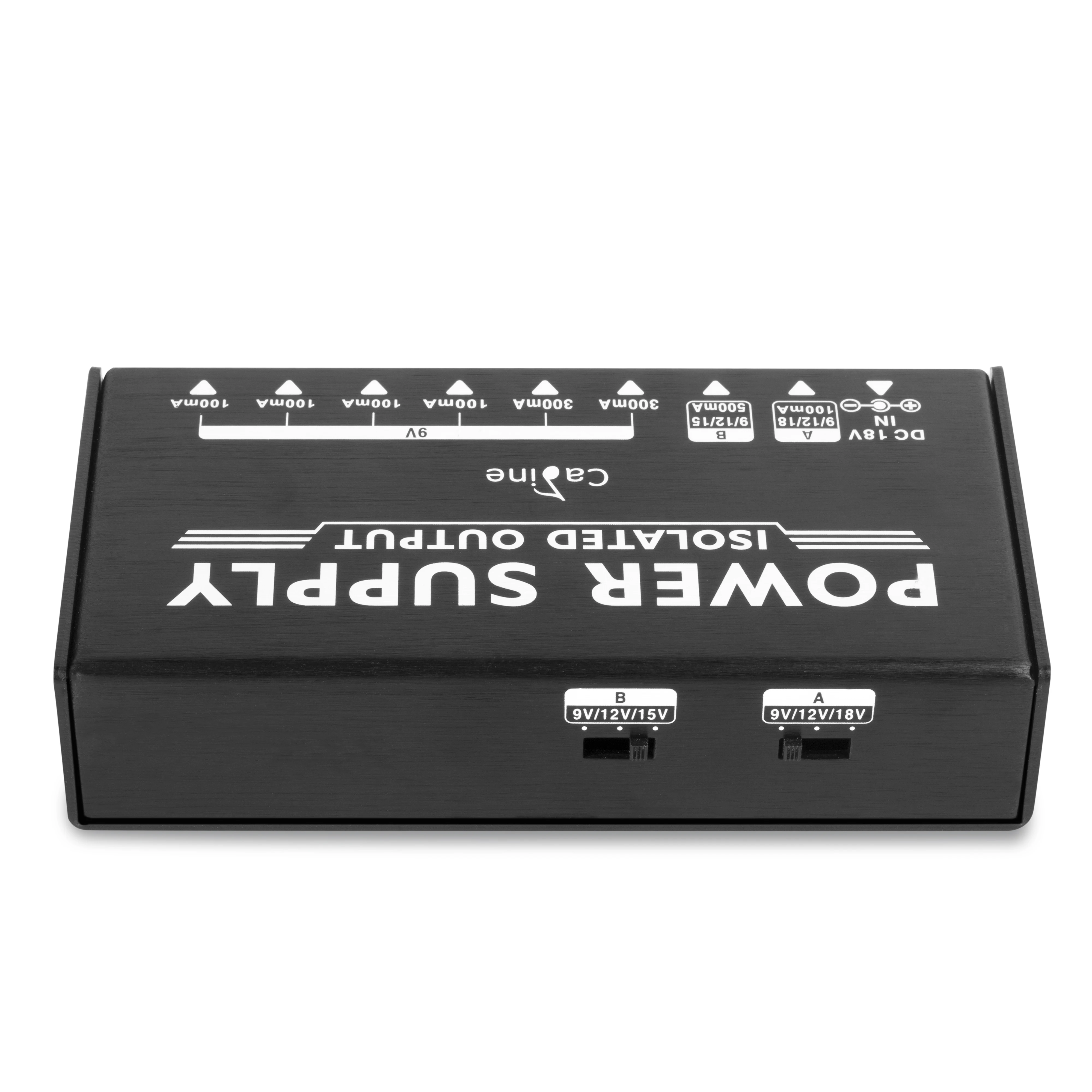 Guitar Pedal Power Supply Effect Pedal Power Supply 8 Isolated Outputs 9V 12V 15V 18V Anti-interference 18W Adapter 10 Cables