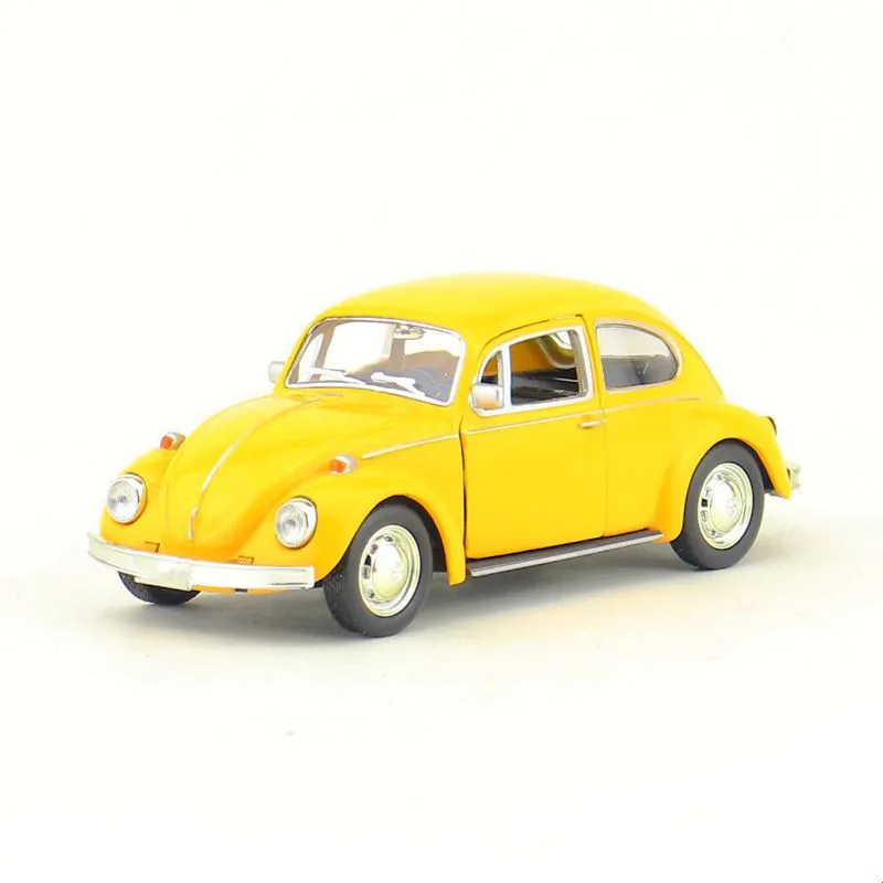 Retro Vintage Beetle Diecast Pull Back Car Model Toy for Children Gift Decor Cute Figurines Miniatures Newest Arrival