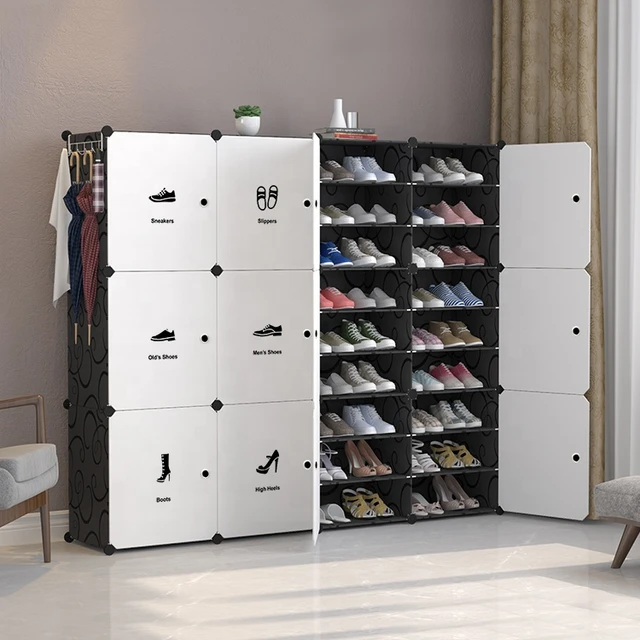 72 Pair Stackable Shoe Rack