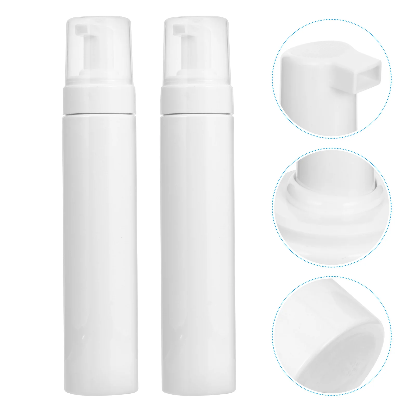 

4Pcs 250ml Foaming Bottle Dispenser for Shampoo Shower Gel Facial Cleanser