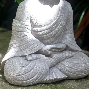 Vintage Zen Garden Buddha Statue 1