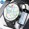 LIGE Smart Watch 1.95 inch Large Screen Bluetooth Calling Health Monitoring 500mAh Large Battery AI Voice Men Smartwatch EX100 1