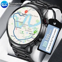 LIGE Smart Watch 1.95 inch Large Screen Bluetooth Calling Health Monitoring 500mAh Large Battery AI Voice Men Smartwatch EX100 1