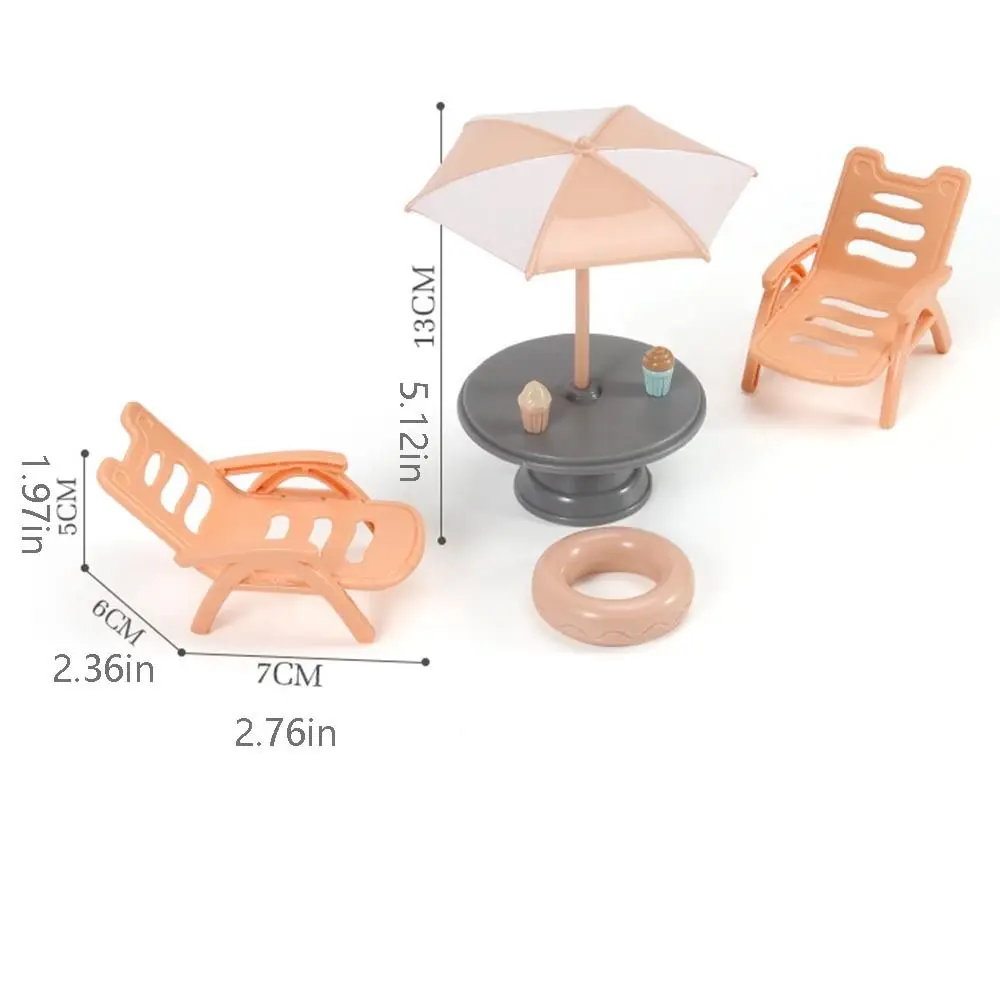 Developing Hands-On Skills Table Dollhouse Accessories Miniature Play House Toy Small Model Furniture Forest Family Kitchen Toy 5