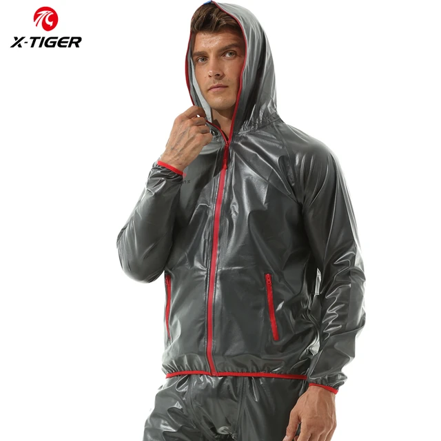 Chubasquero X-TIGER para hombre y mujer, chaqueta impermeable para  ciclismo, cortavientos reflectante para senderismo y montaña - AliExpress