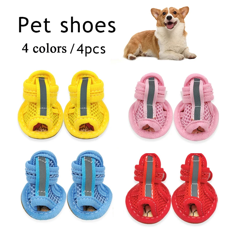

Summer Pet Sandals Dog Shoes For Small Dogs Non-slip Shoes Dog Toddler Shoes Chihuahua Sandals Universal Wear-resistant Non-slip