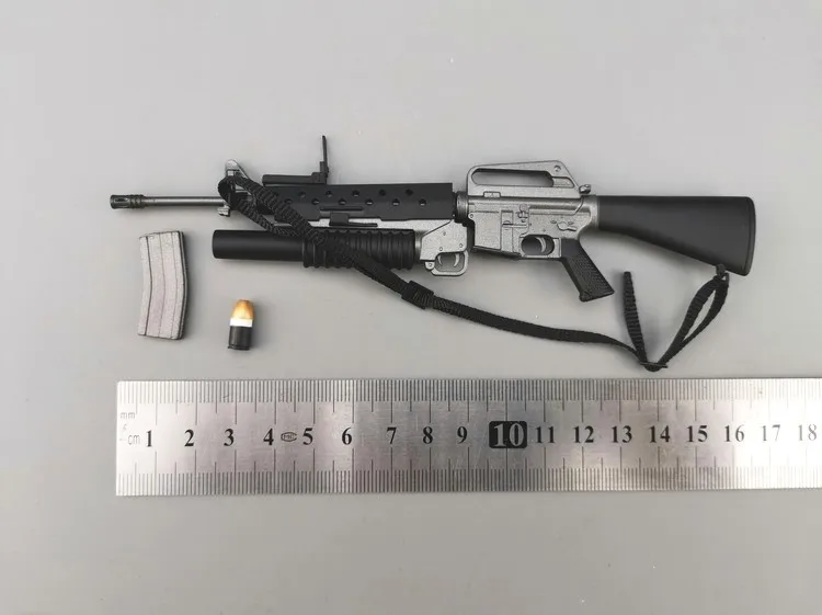 1/6 M16A1 M203 M16A2 Rifle Gun Model for 12'' Military Action Figure Weapon - Picture 17 of 17